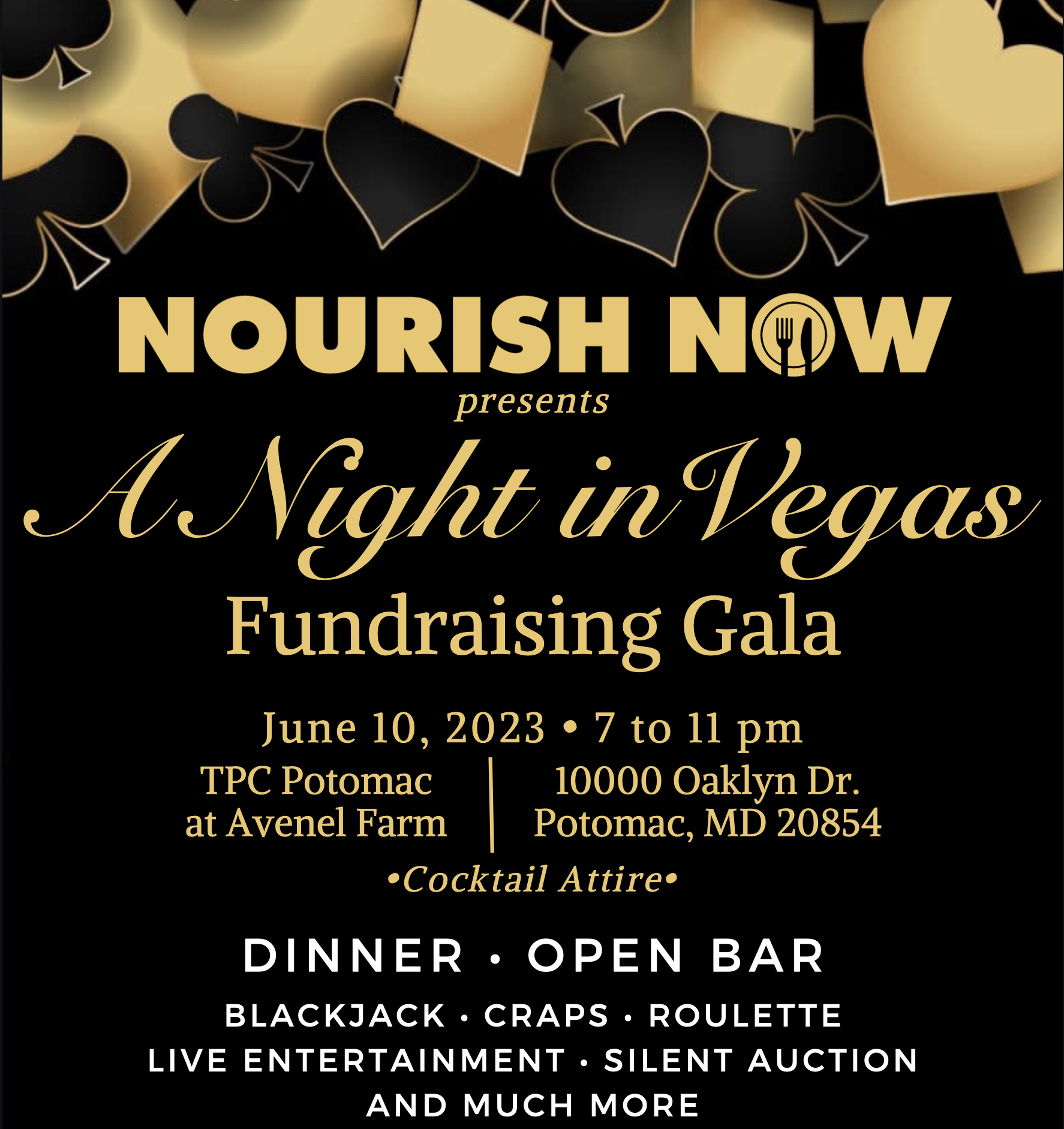 A Night in Vegas Fundraising Gala Invitation copy