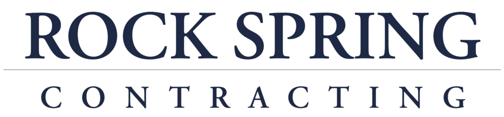 Rock Spring Contracting Logo Rock Spring Contracting Logo